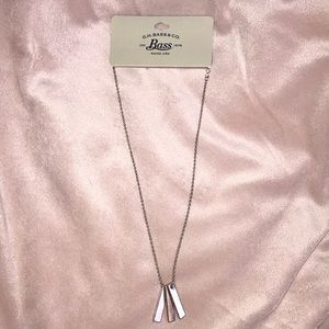 Silver and gold tone necklace